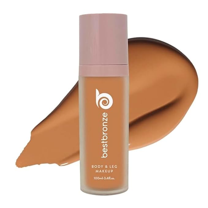 Best Bronze Bombshell Body Makeup - Tattoo Cover Up Makeup & Body Foundation Waterproof - Tattoo Concealer Waterproof for Scars, Varicose Veins Cover Up & Leg Foundation (NC47 Deepest Neutral)