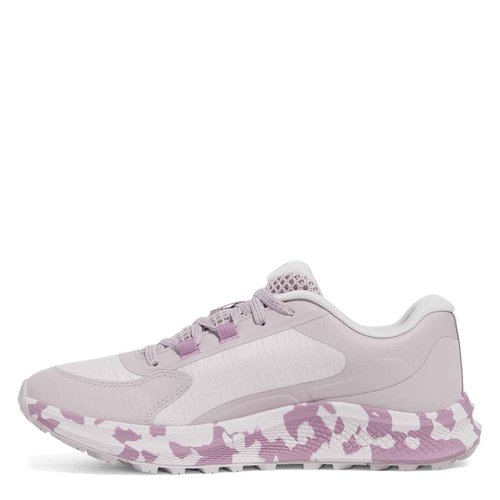 Under Armour Women's Charged Bandit Trail 3, (289) Gray Matter/Gray Dawn/Purple Prime, 8.5, US