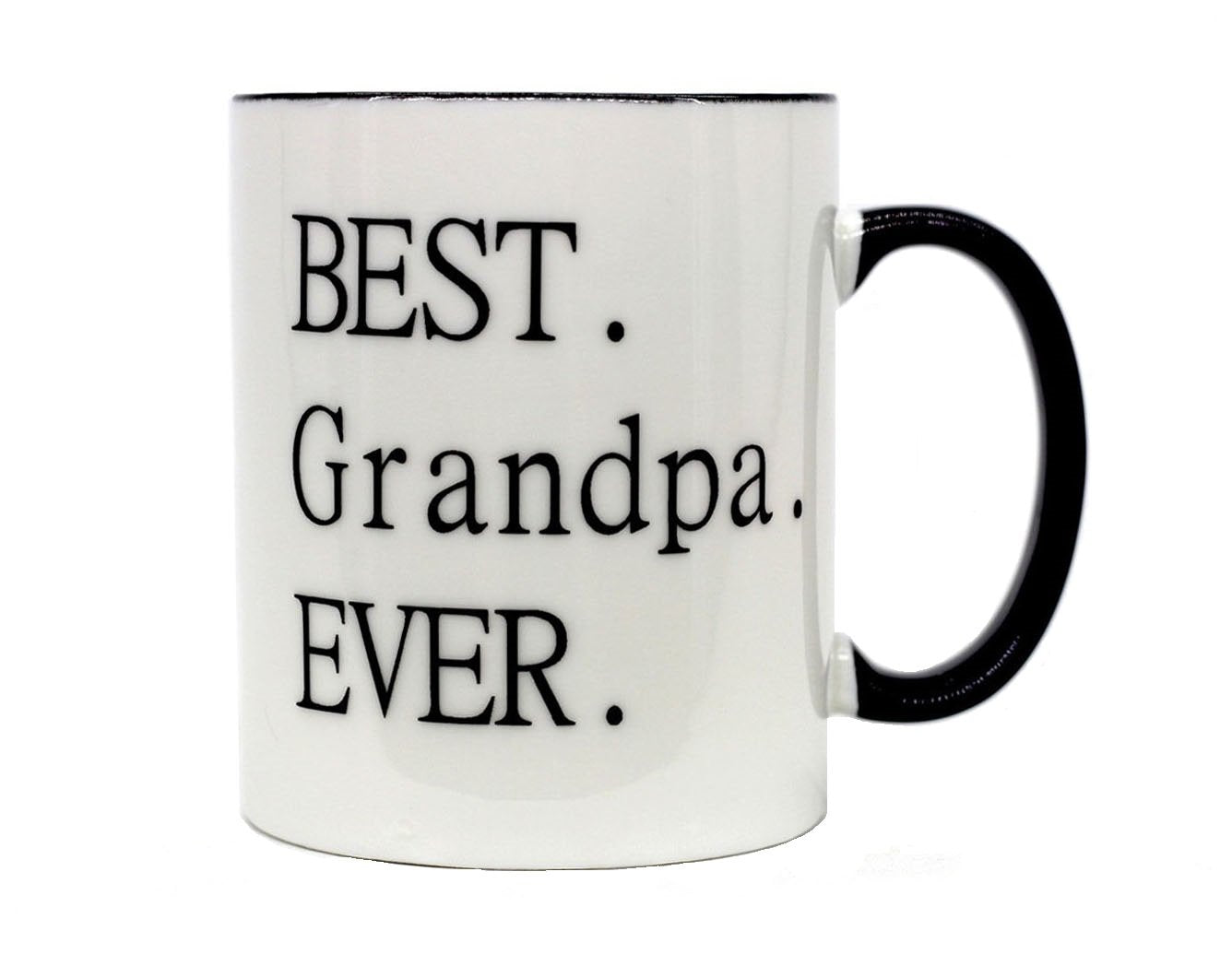 Mecai Grandparents Gifts-Best Grandma/grandpa ever -11 OZ ceramic Coffee Mugs set of 2- Novelty Christmas Birthday Thank You Gifts For Grandparents Ideas