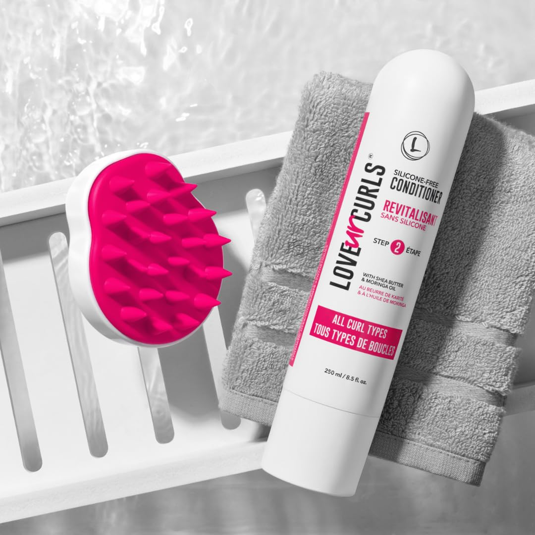 Love Ur Curls - Hydrating and Detangling Conditioner for Curly, Wavy, Kinky-Coily Hair 8.5oz (or 250ml) - Silicone Free for Mois