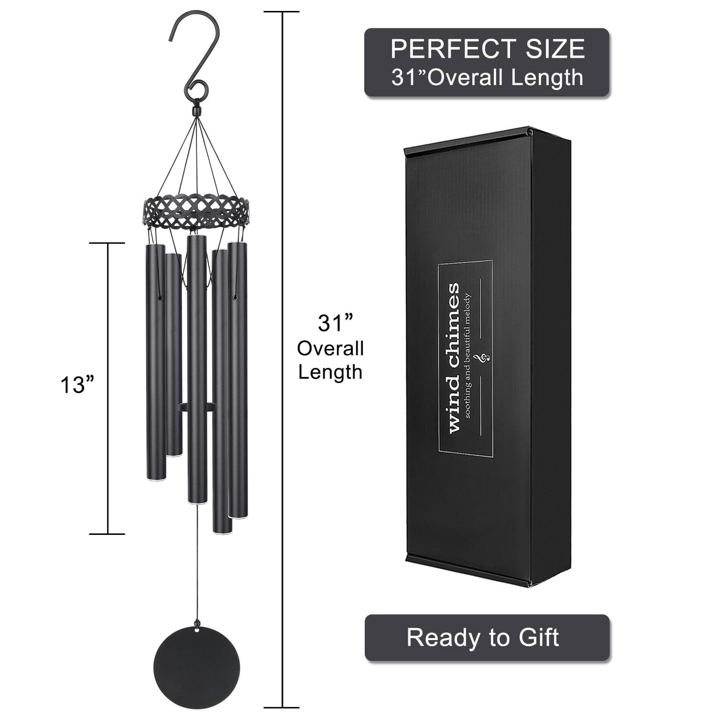 Wind Chime Anniversary for Wife & Husband, Personalized Gift Anniversary, Men Anniversary Women, Wife Anniversary Husband, Lover Couple Valentines Day Gift 10th 20th 30th 40th 50th Anniversary Wedding