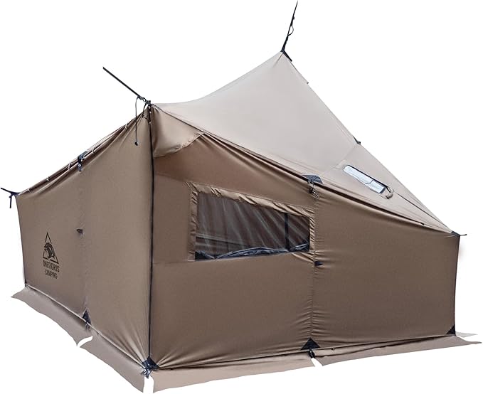 OneTigris COZSHACK Hot Tent, Large Spacious 4 Person Tent with Stove Jack, Windproof Waterproof Tent for Wood Stove Bushcr...