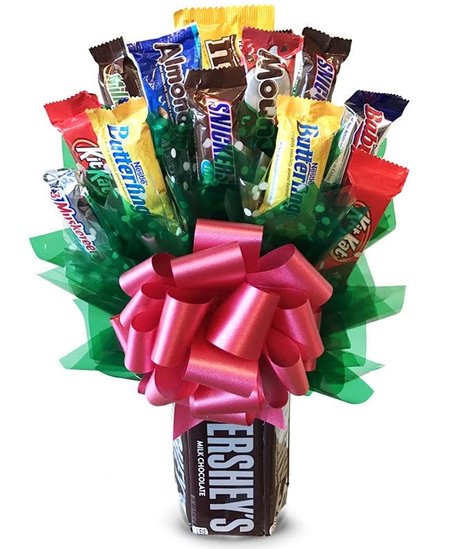 From You Flowers - Our Favorite Chocolate Candy Bouquet for Birthday, Anniversary, Get Well, Congratulations, Thank You, All Occasions