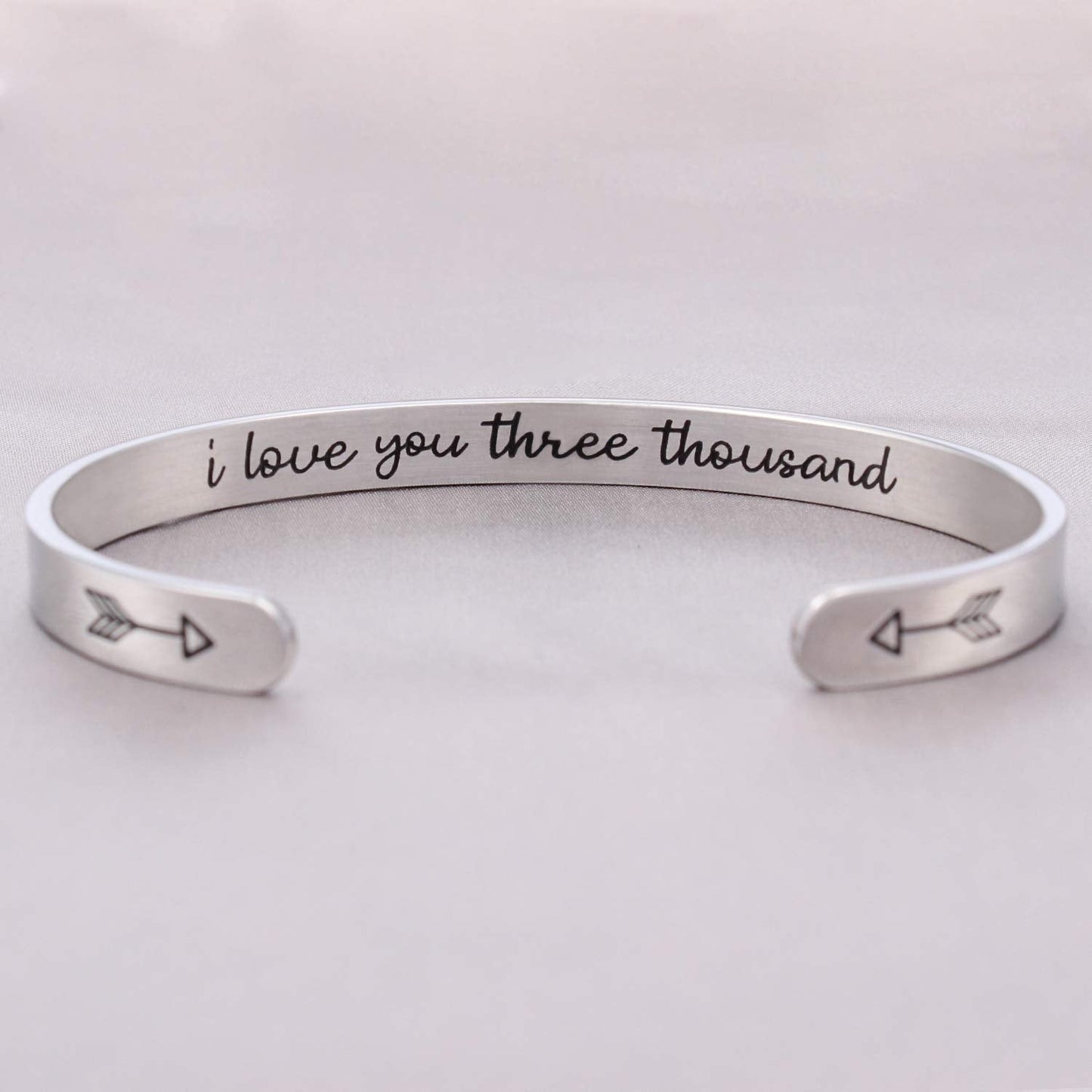 Btysun Cuff Bracelets for Men and Women Inspirational Dad Bracelet Bangle Friendship Mantra Jewelry with Gift Box (Larger Size I