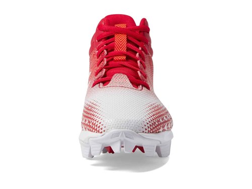Under Armour Boy's Spotlight 3.0 Rubber Molded (Toddler/Little Kid/Big Kid) Red/White/Metallic Silver 10 Toddler M
