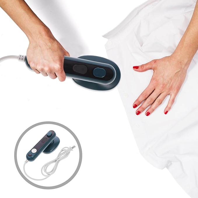 Portable Handheld Garment Steamer Iron Abs Material Travel Mini Steam Iron for Clothes Curtains Bedding Safe Smooth Plate Suitable for Satin US Plug