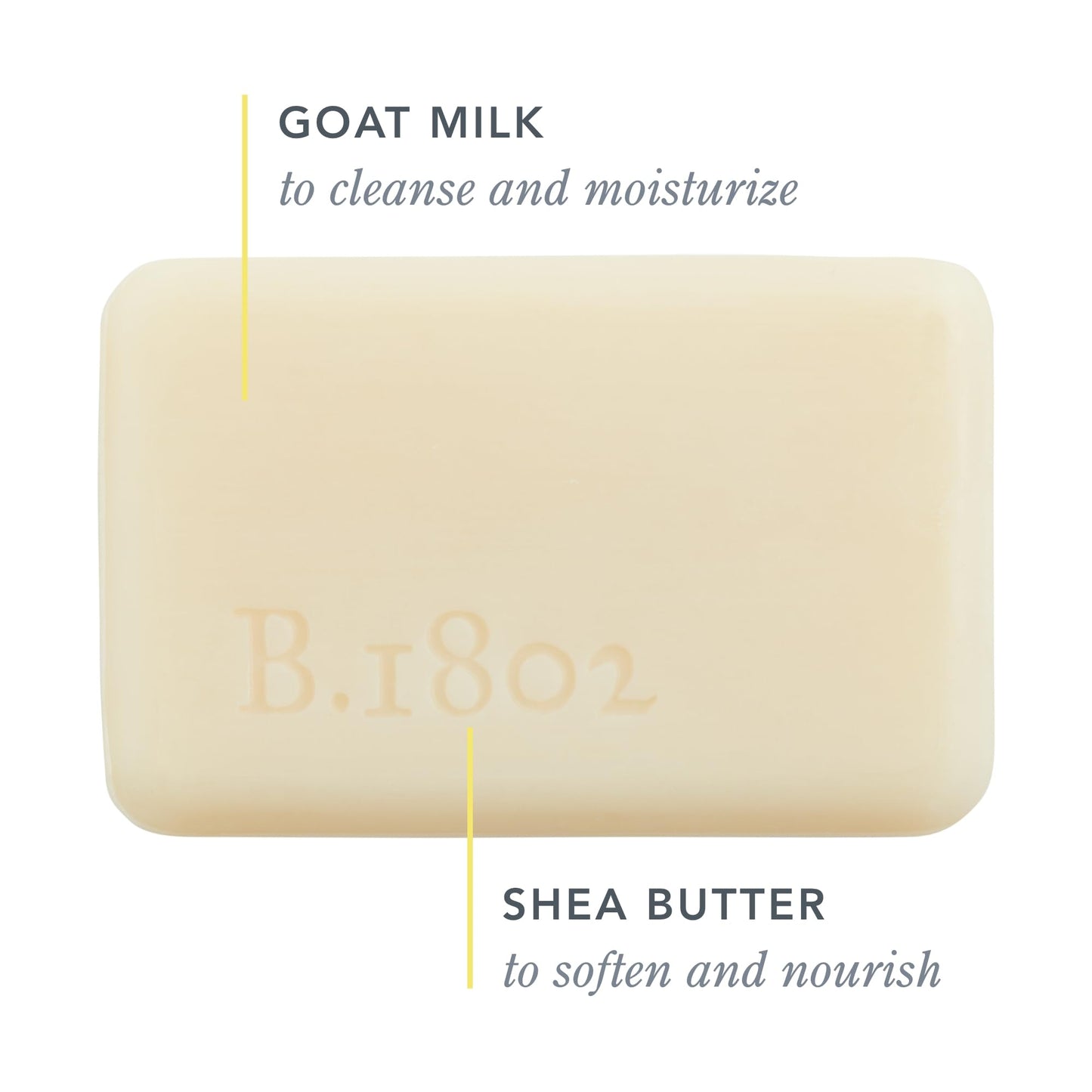 Beekman 1802 Glacial Mint & Eucalyptus Goat Milk Soap - Scented - 3.5 oz - Cleanses, Nourishes & Hydrates - Certified Microbiome