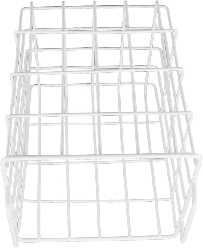 Freezer Wire Baskets Durable High Capacity Deep Fridge Organizer Basket For Kitchen Food (Eeneme3vnsgdpc6e-12)