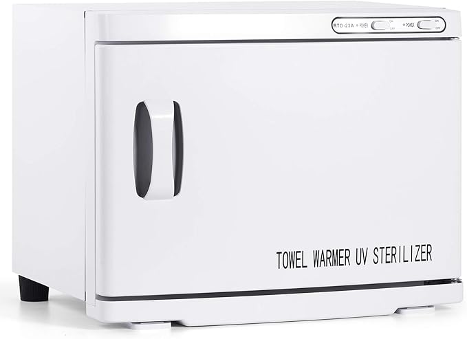 Artist hand Hot Towel Warmer Cabinet, 23L Large Capacity Towel Warmer Fast Heating Stainless Steel Cabinet for Bathroom, Spa Esthetician, Salon, Facial, and Family Use (23L)