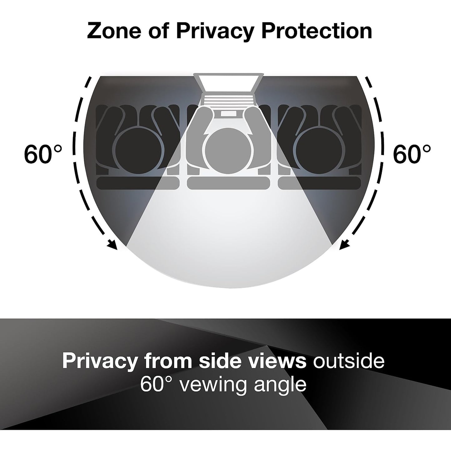 3M Pf190C4B Blackout Frameless Privacy Filter For 19-Inch Lcd Monitor
