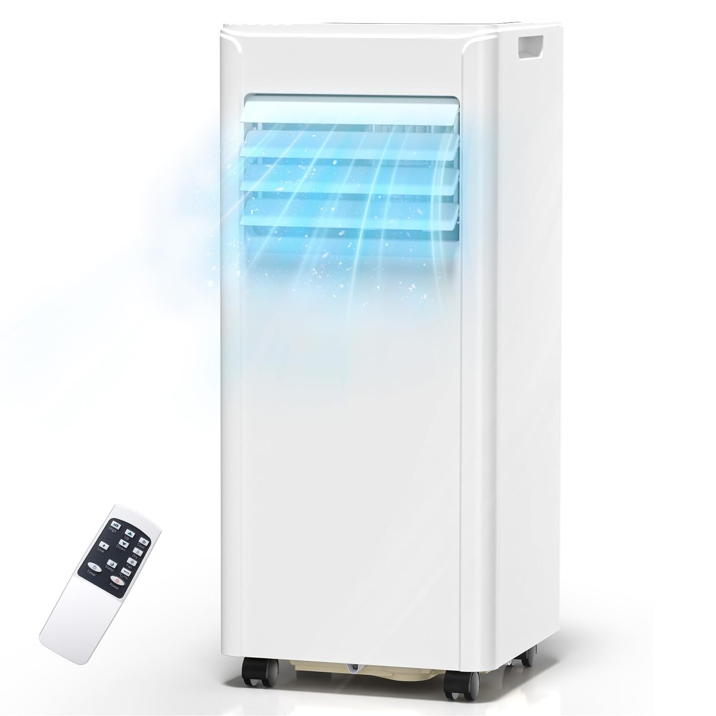 Zafro 8000 Btu Portable Air Conditioner Cools Up To 350 Sq. Ft., Remote Control, Led Display, 3-In-1 Modes Portable Ac Units Wit