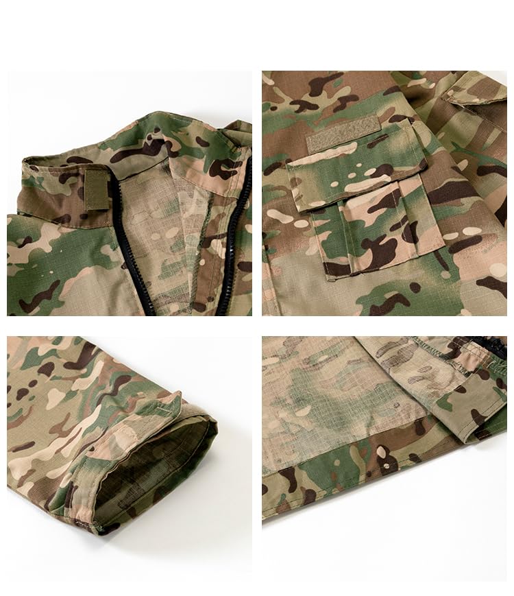Klocerg Army costume boy soldier tactical gear role playing special forces costume military man (size110)