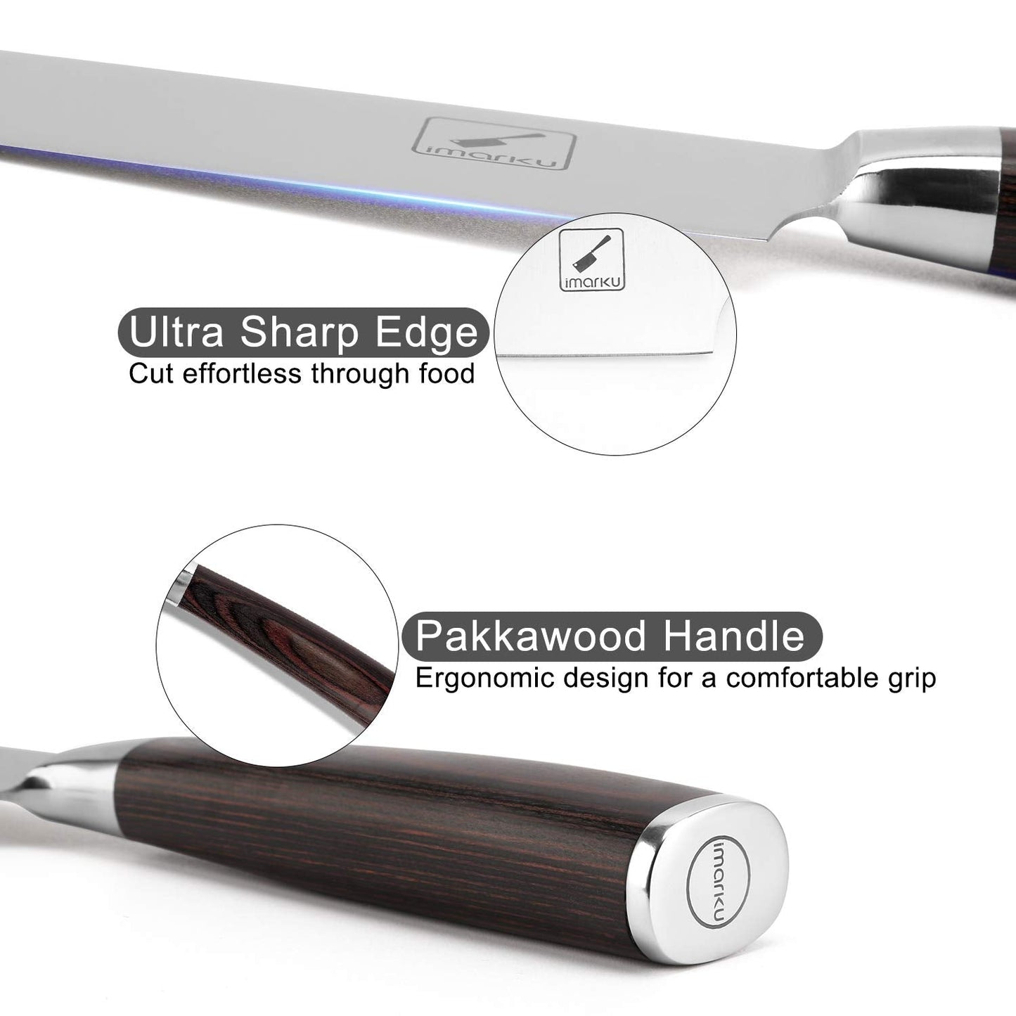 imarku Chef Knife - 8 Inch Home Essentials Sharp Kitchen knife HC Steel Japanese Knife Paring knife, Birthday Gifts for Women/Men, Gifts for Mom/Dad, Kitchen Gadgets with Premium Gift Box