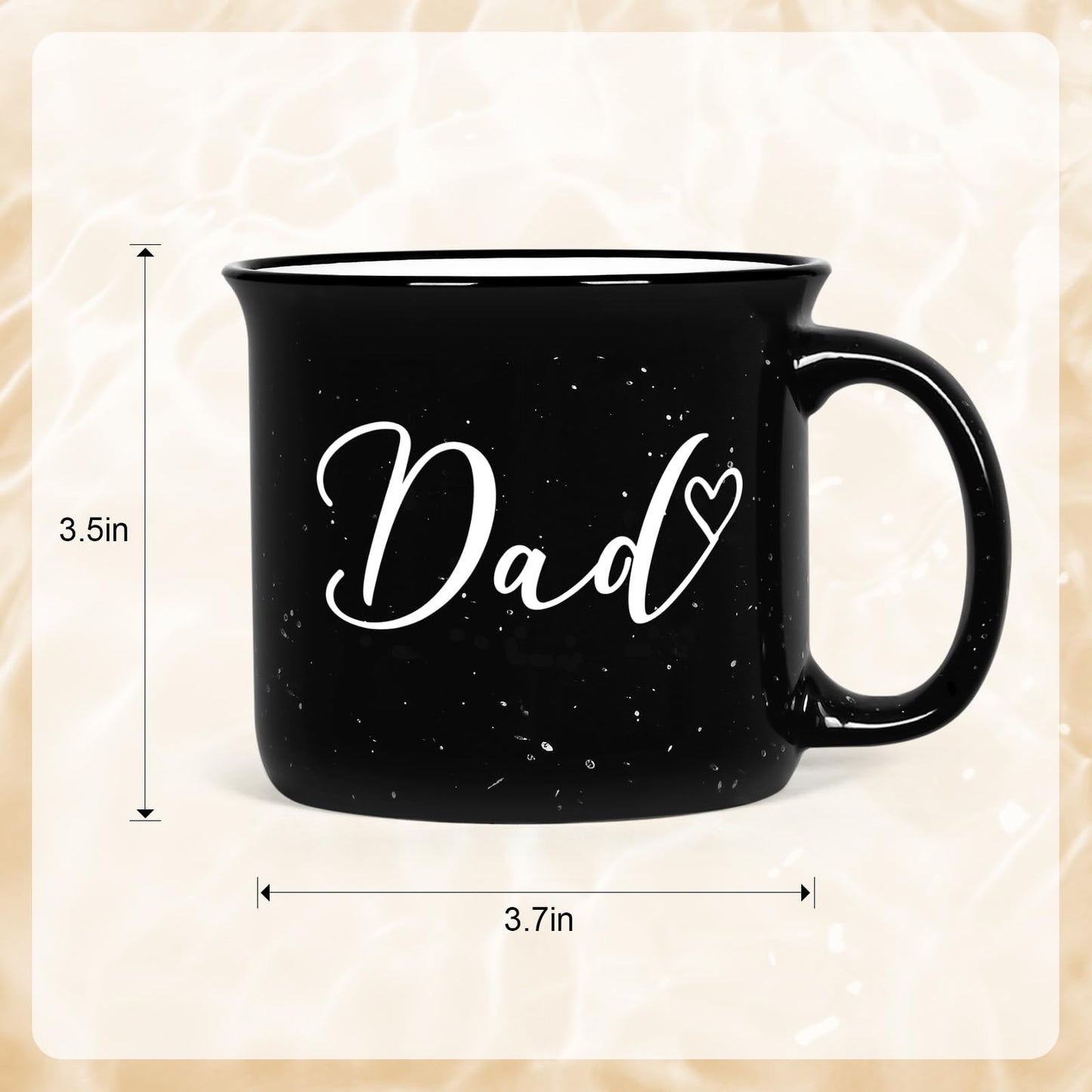 YHRJWN New Parents Mugs Set - Mom & Dad Gifts for Couples, Perfect for Mothers Day, Fathers Day & Christmas, 15 Oz Each