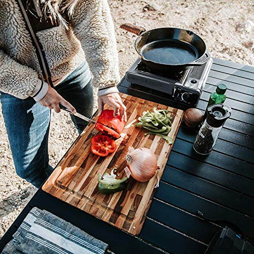 Gas One Portable Butane Camping Stove with Case: Automatic Ignition, Precise Heat Control - Camping & Tailgating and Outdo...