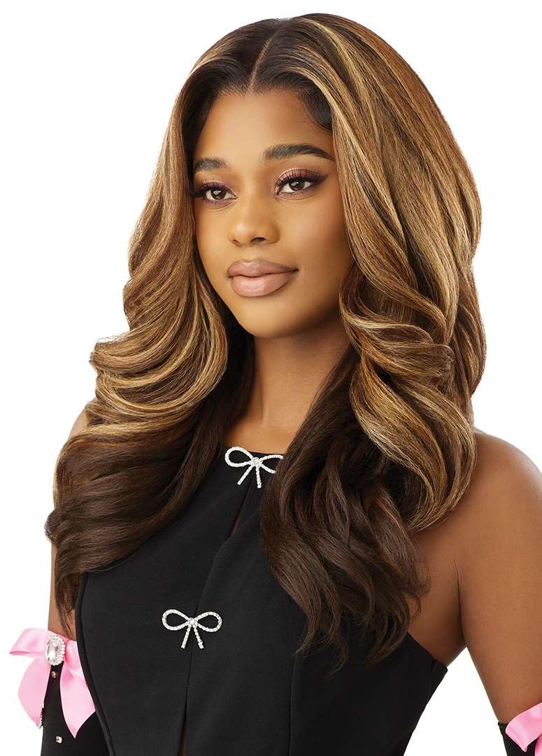 Outre Lace Front Wig - Perfect Hair Line 13X6 - True Frontal - Peak 704 (DRST2/CHOCOLATE CARAMEL)