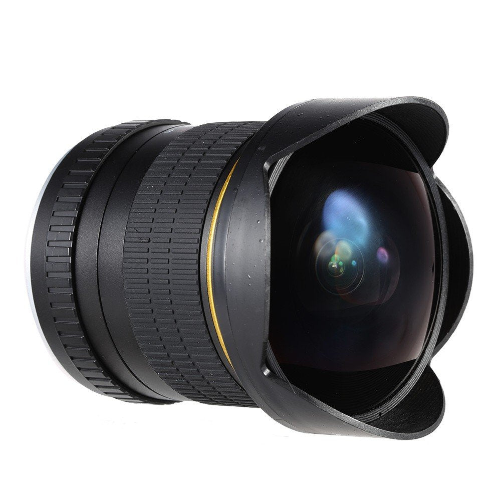 Jintu 8Mm F3.0 Fisheye Lens Macro Hd Manual Wide Angel Lenses For Canon Rebel T8I, T7, T7I, T6S, T6I, T6, T5I, T4I, T3I, Sl1, Sl