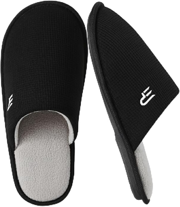 Takeaslip Mens Memory Foam Slippers Lightweight House Shoes for Indoor Outdoor Travel