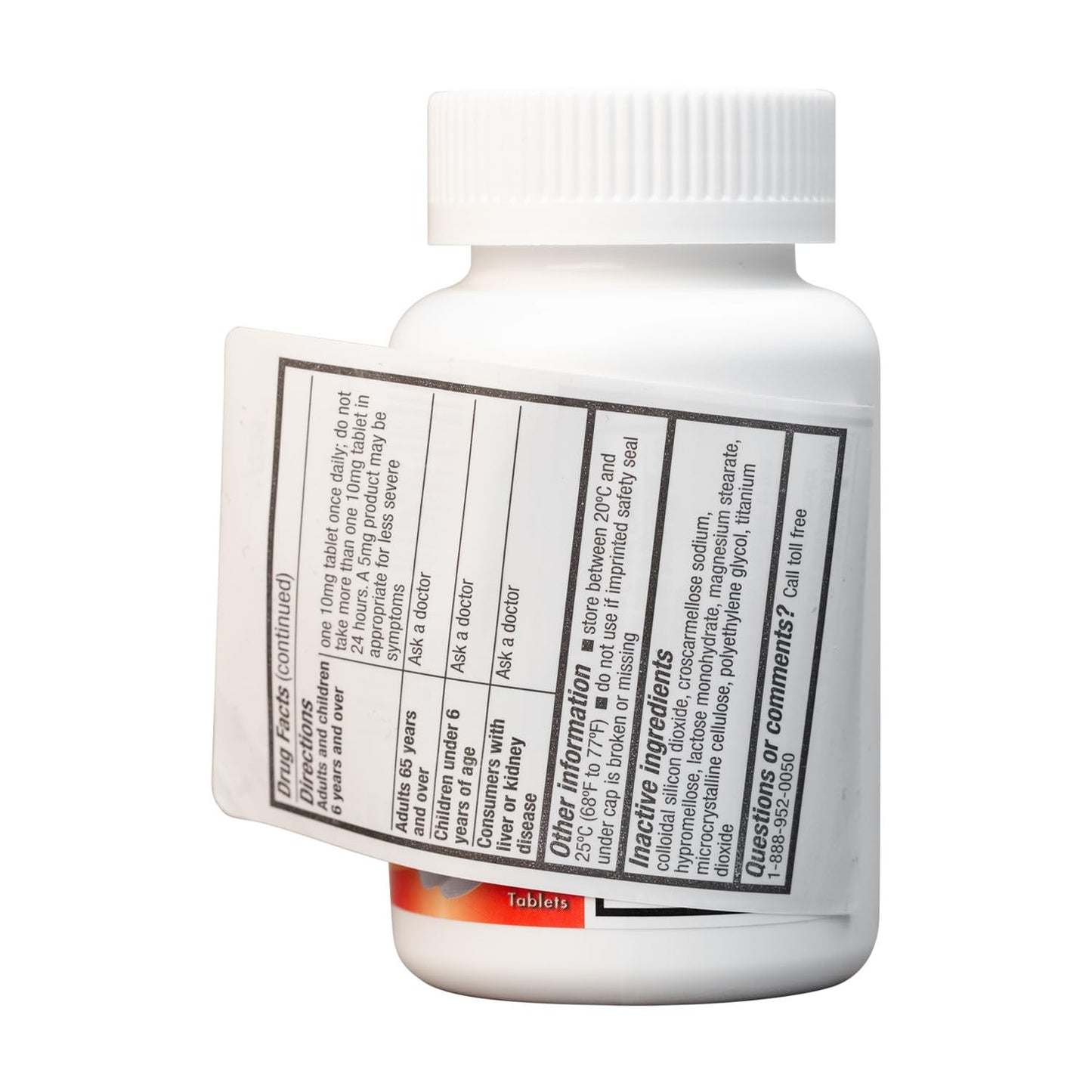 HealthA2Z® Allergy Relief | Cetirizine 10mg | All Day Allergy Relief | Indoor & Outdoor | Relief from Itchy Throat, Sneezing, Runny Noses (300 Count (Pack of 2))
