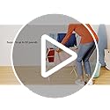 Amazon Basics Foldable Portable Laundry Rack for Air Drying Clothing, Indoor Outdoor Use - 14.5" D x 29.5" W x 41.8" H, White