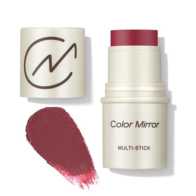 Multi-Use Makeup Stick - Blush, Lipstick, Eyeshadow & Highlighter For All Skin, Buildable Color, Long-Lasting, Lightweight, Natural Soft Finish(38 Red Rose Matte), 0.158 oz