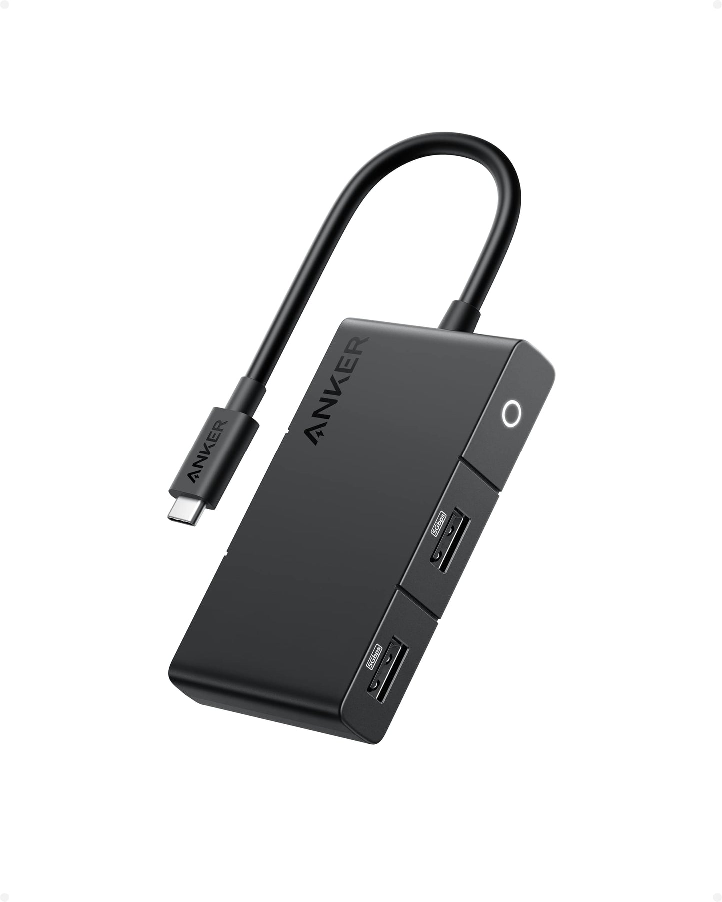 Anker Usb C Hub, 332 Usb-C Hub (5-In-1, 4K Hdmi) With 100W Power Delivery, 4K@30Hz Hdmi Display, 5Gbps Usb-C&A Data Ports For Ma