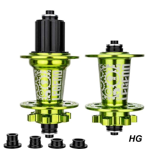 Lixada Bicycle Hub Disc 32H Front&Rear Disc Brake Hub MTB Mountain Bike 6 Pawls 32 Hole Bike Hub Disc 7075 Aluminum Ultralight Bike Disc Brake Hub for 8/9/ 10/11/ 12/13 Speed Cassette