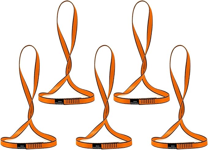 AINIKEY 18MM Nylon Climbing Sling Runner 23KN CE2008/EN566 Rock Climbing Webbing Straps for Outdoor Climbing, Rappelling, ...