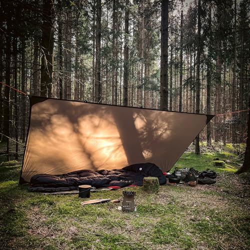 Onewind Ultralight Shelter and Footprint, Lightweight Poncho Shelter with 4000mm WaterproofTent Footprint