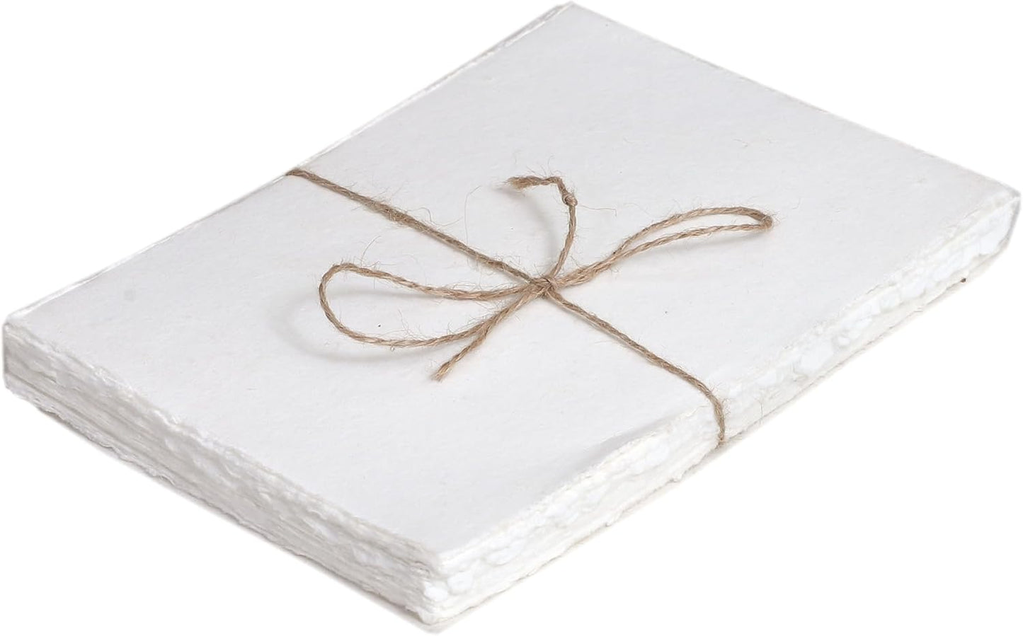 50 Pack Cotton Watercolor Paper with Deckle Edge 200 GSM Rough Textured Watercolor Paper for Writing
