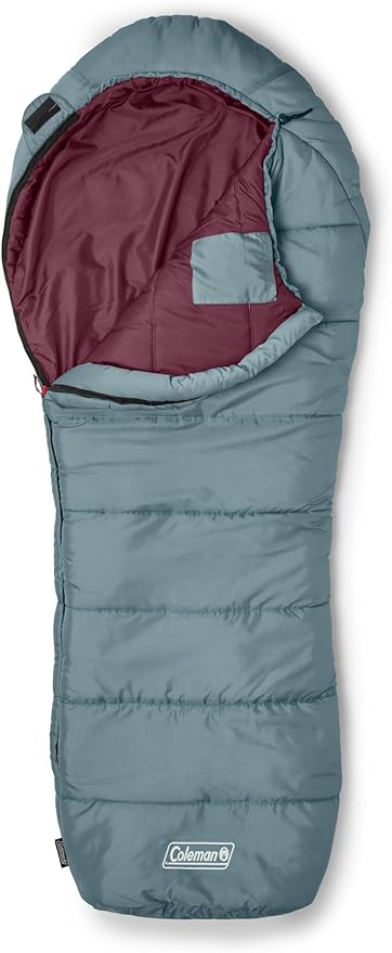 Coleman Sleeping Bag—Tidelands 50° Mummy Sleeping Bag for Adults