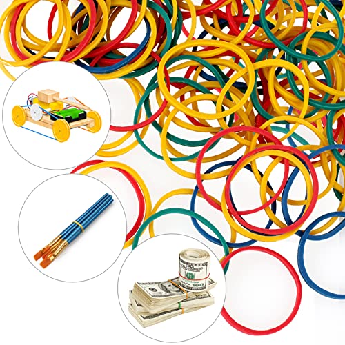 300 Pcs Binder Clips, Rubber Bands, Office Set, Paper Clips, School & Teacher Supplies for Office Desk Essentials (Assorte...
