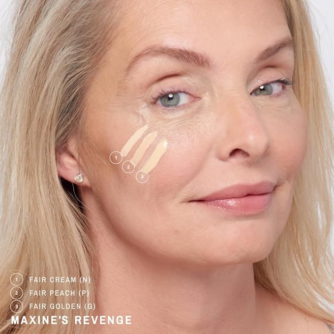 Maxine's Revenge FRENCH FACE CONCEALER | Hydrating & Blurring for Eyes + Face (Fair Peach)