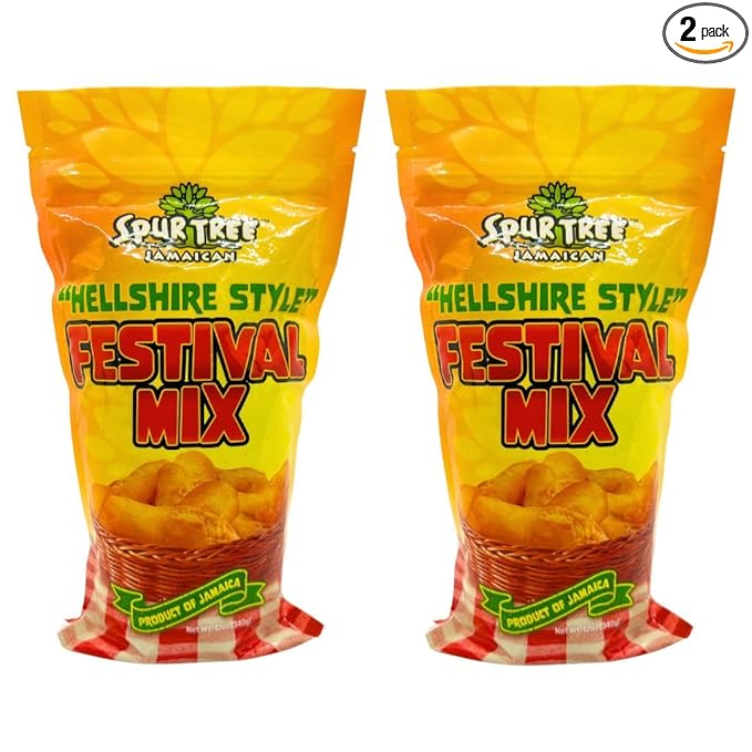 Spur Tree Jamaican Hellshire Style Festival Mix - Seasoned Coating for Crispy Flavor - Frying Magic for Deliciously Easy M...