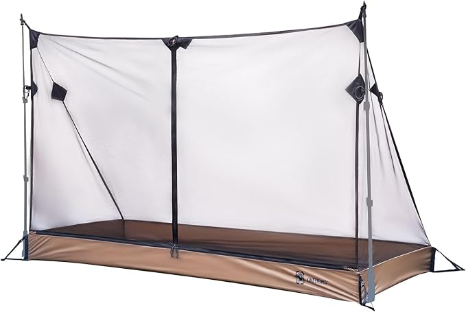 OneTigris Solo Mesh Tent, Ultralight Screen House with 3000 Waterproof Bathtub Floor for Camping Hiking Backpacking Travel...