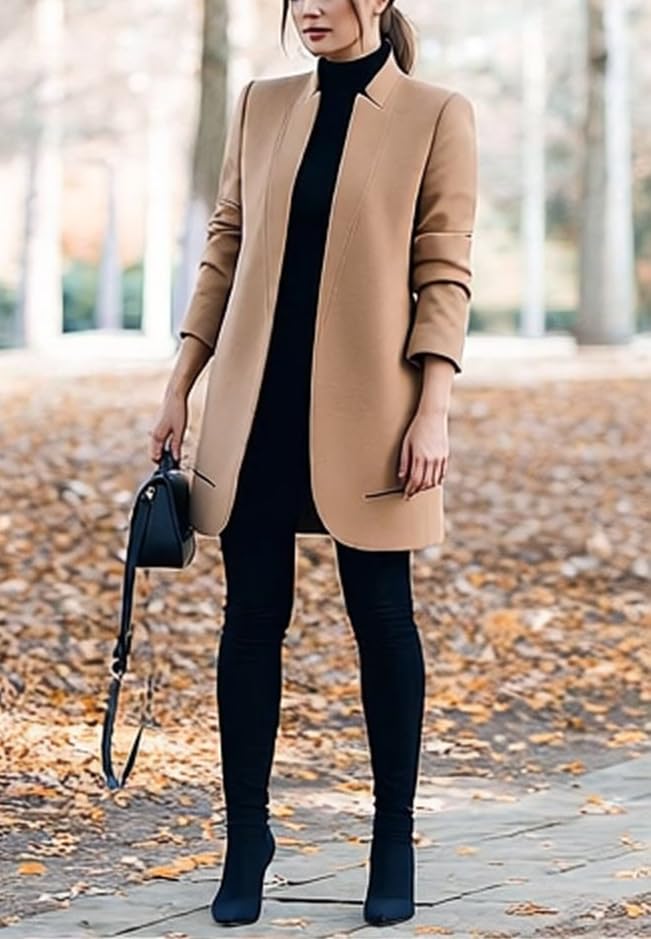 Blazers for Women Business Casual Long Sleeve Dressy Jackets Work Office