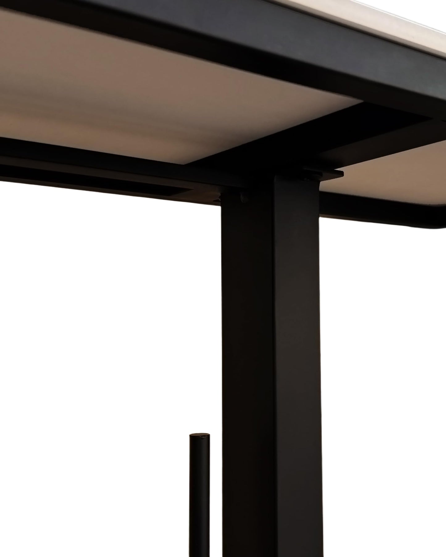 39.37'' Rectangle Narrow Console Table with Marble Top, Elegant Sofa Table Modern Entryway Tables, Round-Shaped Metal Frame, for Entry, Behind Sofa Couch, Entrance, White & Black Metal Base