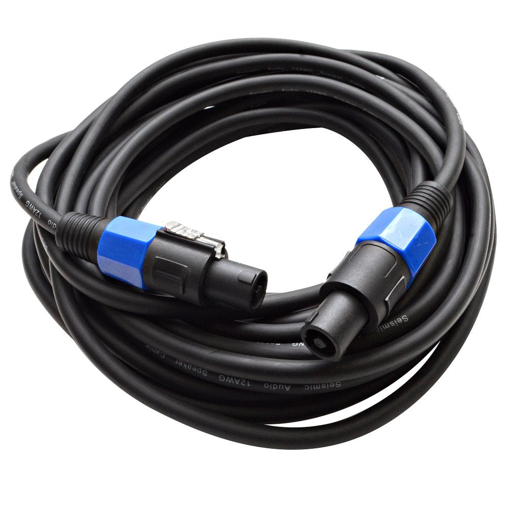 Seismic Audio - Tw12S35 - 35 Foot Speakon To Speakon Pa/Dj Speaker Cable - 2 Conductor - 12 Guage
