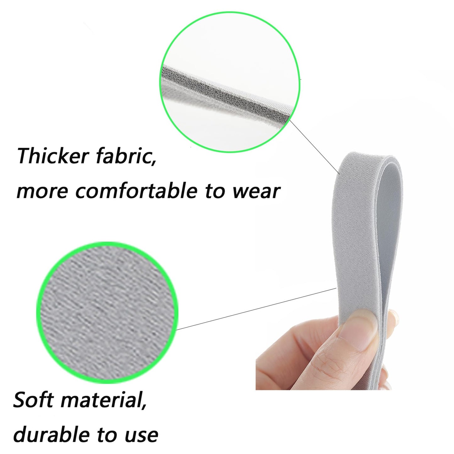 2 Packs Replacement Headgear Straps Fit for Airfit F30i Great Value Premium Soft Stretchy Material Adjustable Magic Tape Design for a Better Seal