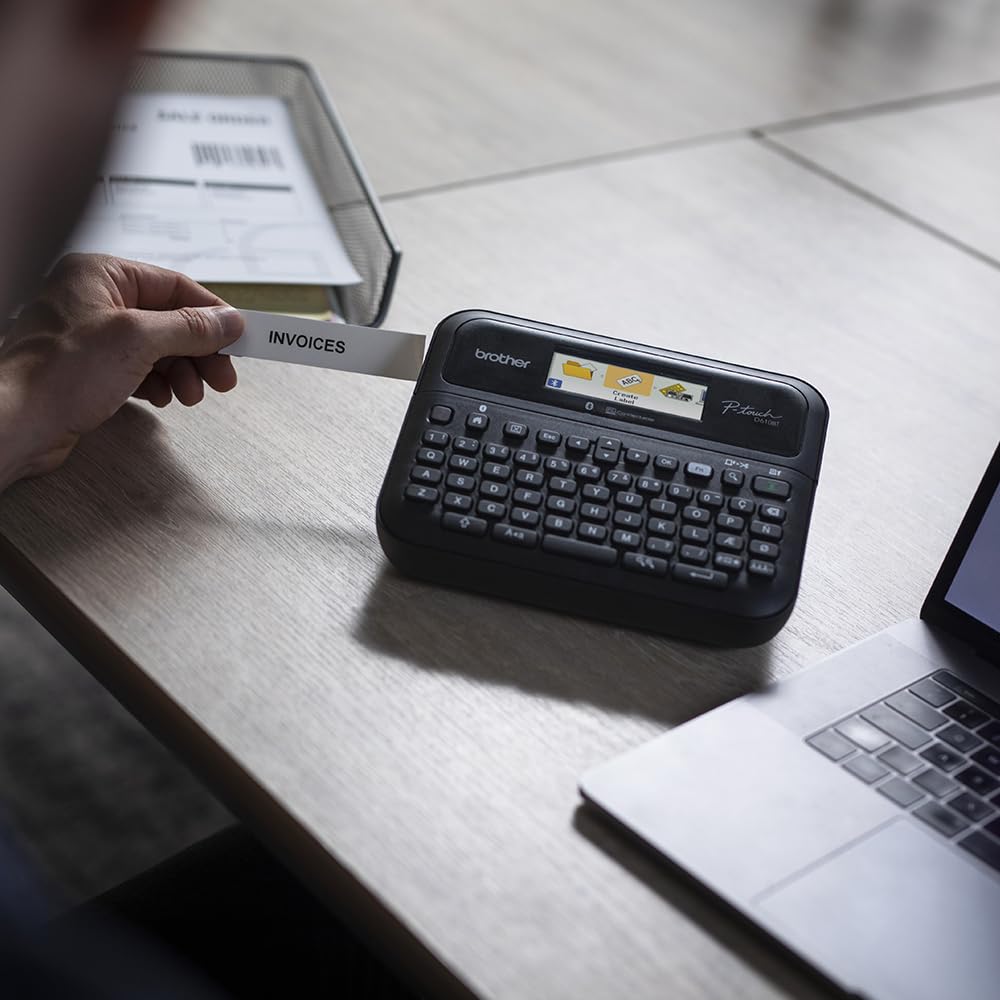 Brother® P-touch PT-D610BT Business Professional Connected Label Maker With Bluetooth®