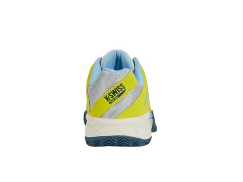 K-Swiss Men's Express Light 3 Padel Shoe, Evening Primrose/Airy Blue/Indian Teal, 11.5 M