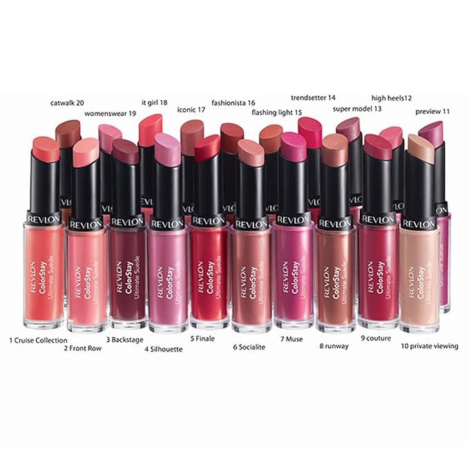 REVLON ColorStay Ultimate Suede Lipstick, Longwear Soft, Ultra-Hydrating High-Impact Lip Color, Formulated with Vitamin E, Ingenue (002), 0.09 oz