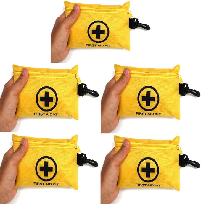 5 Packs 151 Pcs First Aid Kits Small for Survival Emergency Trauma Military Tactical Medical School Office Home Hunting Ca...