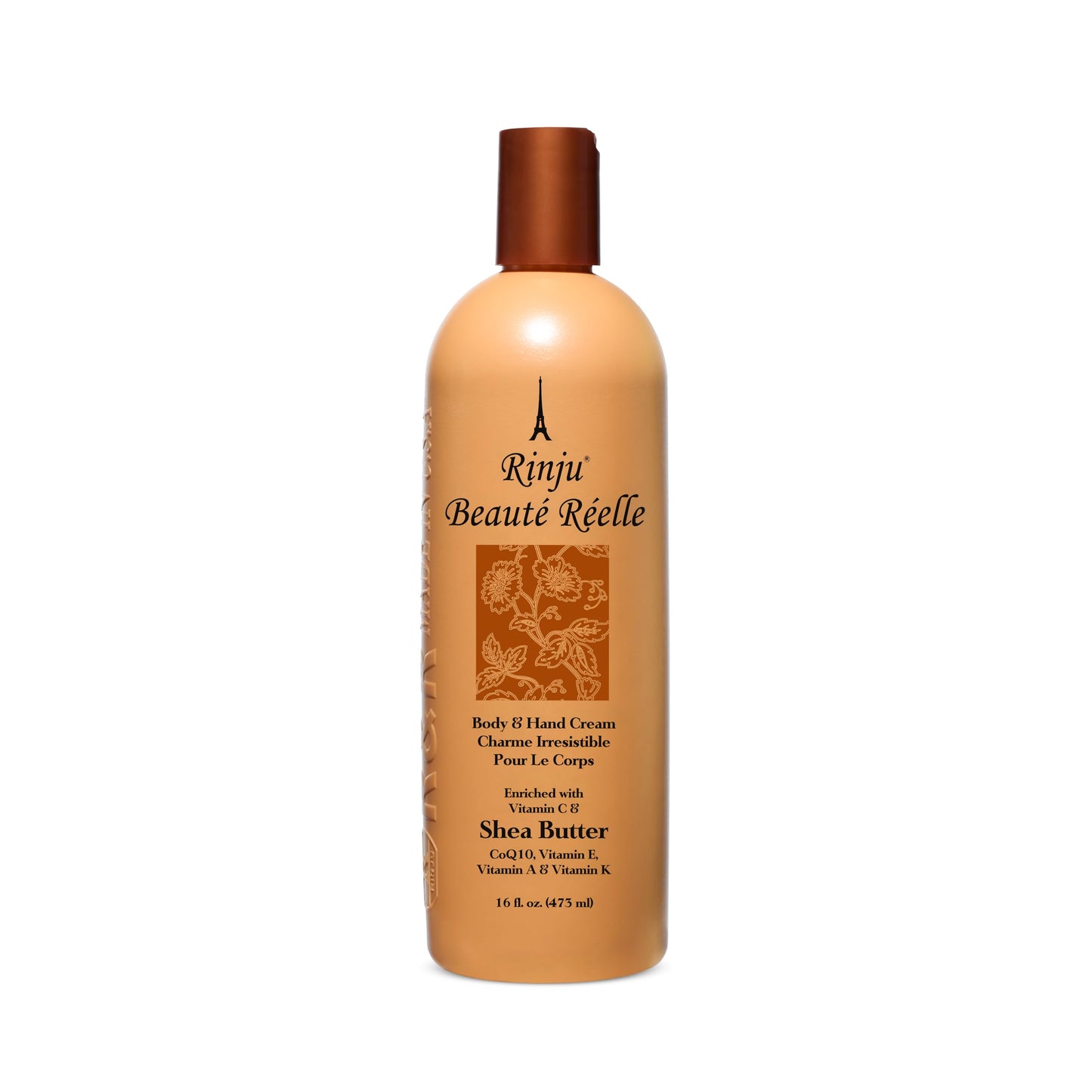 Rubee, Pierre La Touche & Rinju Beaute Reelle Lotion 16 oz. (Set of 3) with a Rinju Lotion 2oz Rinju Shea Butter Lotion Bottle