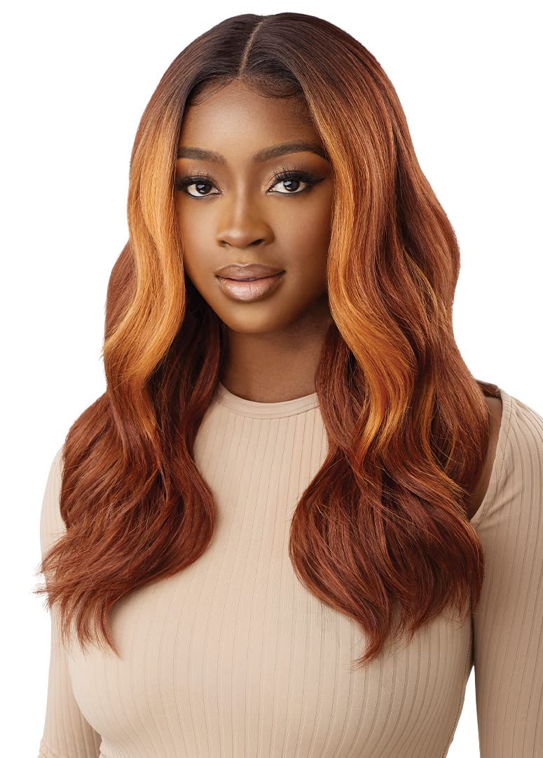 Outre SleekLay Part HD Lace Front Wig GENEVIVE (DR4-BL Sandy Blonde)