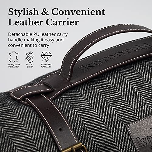 Komorebi Extra Large Picnic Blanket - 78” x 59” – Waterproof Outdoor Blanket, Foldable & Portable Sandproof Beach Blanket...