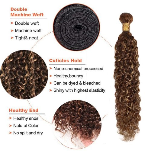 P4 30 Human Hair Bundles Highlight Water Wave Bundle 4/30 Water Wave 3 Bundles 24 26 28 Brazilian Unprocessed Virgin Hair Extensions