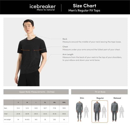 Icebreaker Men's Merino 150 Tech Lite Short Sleeve T-Shirt - Gritstone Heather - Large