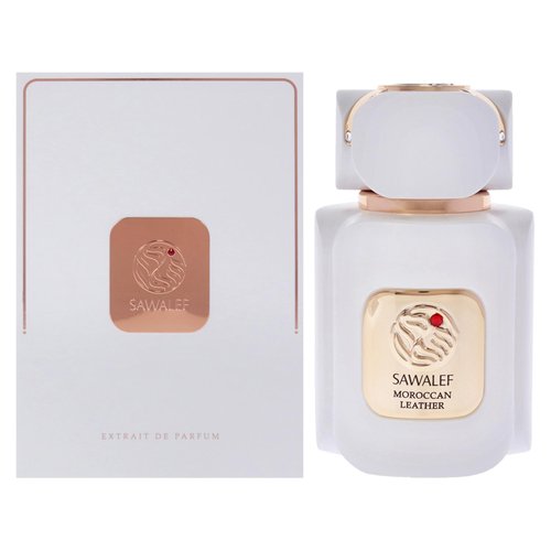Swiss Arabian Sawalef Moroccan Leather - Indulge in Mesmerizing Body Spray for Women - Unique Blends of Nutmeg, Saffron, Patchouli, and Cardamom - 2.7 oz EDP Spray