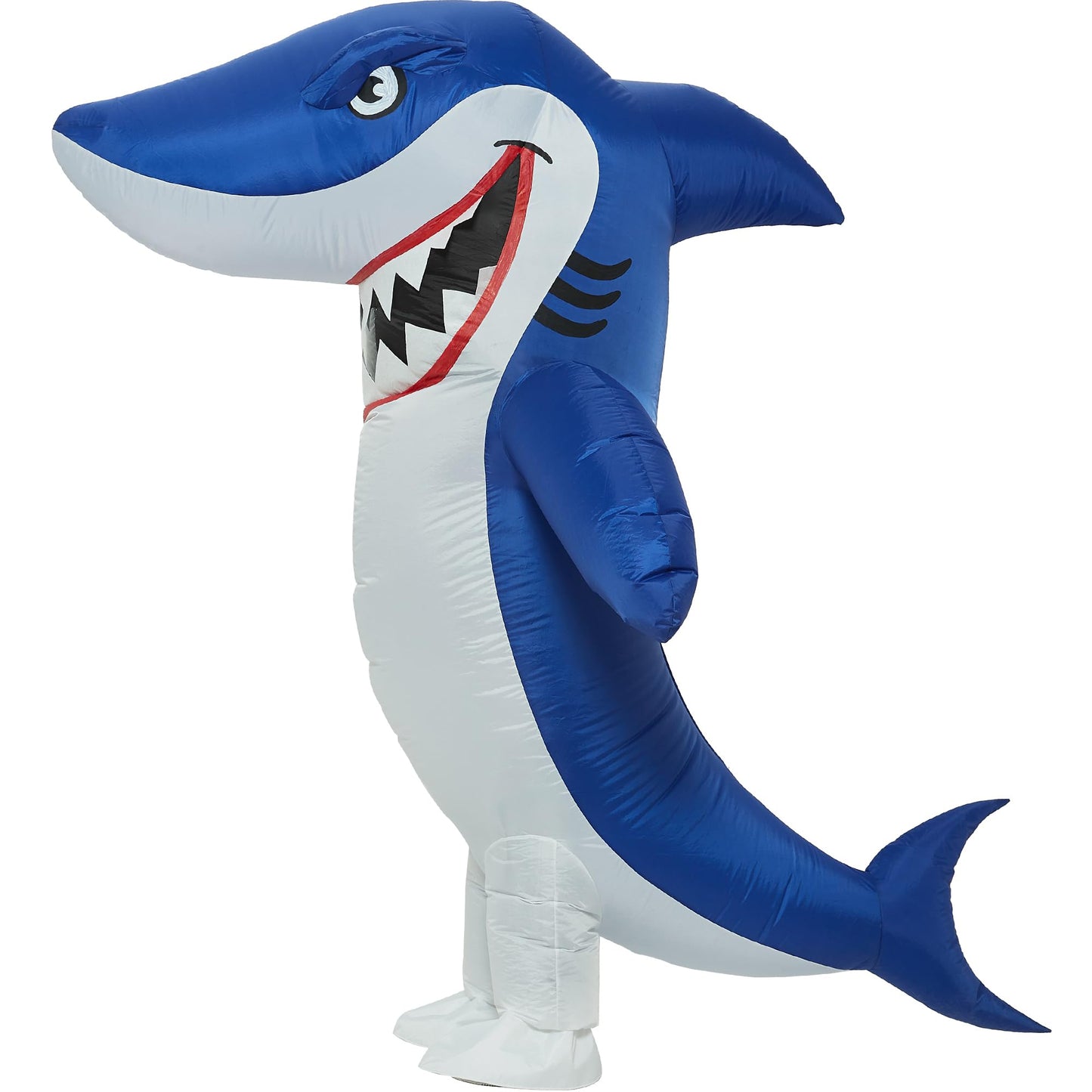 One Casa Inflatable Costume Full Body Shark Air Blow up Funny Party Halloween Costume for Adult Large Size